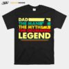 Fathers Day Dad The Man The Myth The Drumming Legend Vintage Retro T-Shirt