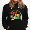 Fathers Day Fishing Reel Cool Abluelo Vintage Hoodie