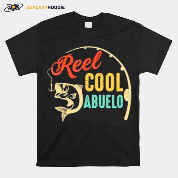 Fathers Day Fishing Reel Cool Abluelo Vintage T-Shirt