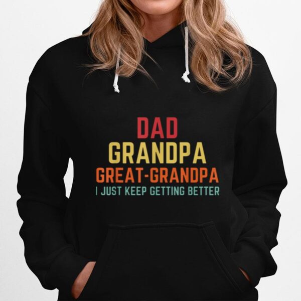 Fathers Day From Grandkids Dad Grandpa Great Grandpa Hoodie