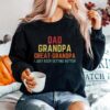 Fathers Day From Grandkids Dad Grandpa Great Grandpa Sweater