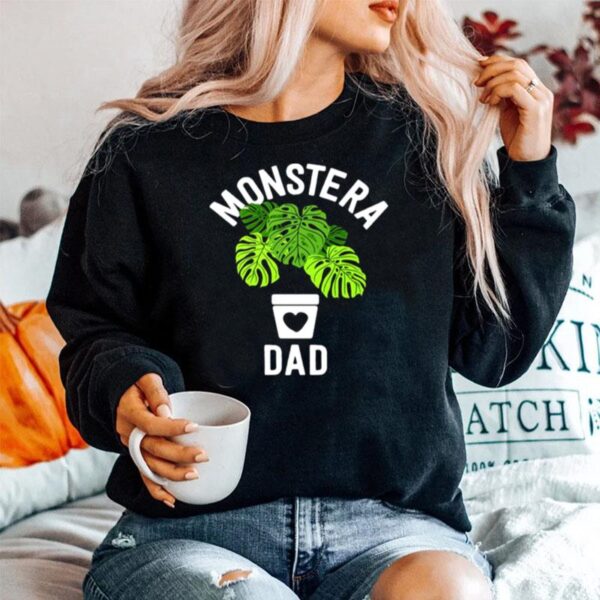 Fathers Day Monstera Dad Plant Dad Gifts Plant Daddy Sweater