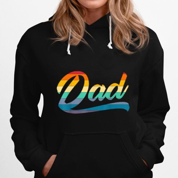 Fathers Day Rainbow Dad Funny Dad T B09Zkwc9Z6 Hoodie