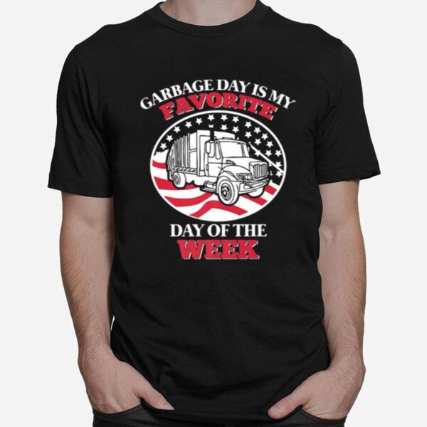 Favourite Garbage Day Garbage Truck Boys T-Shirt