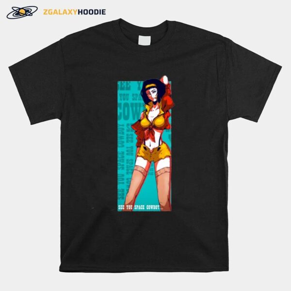 Faye Valentine Graphic Cowboy Bebop Colored T-Shirt