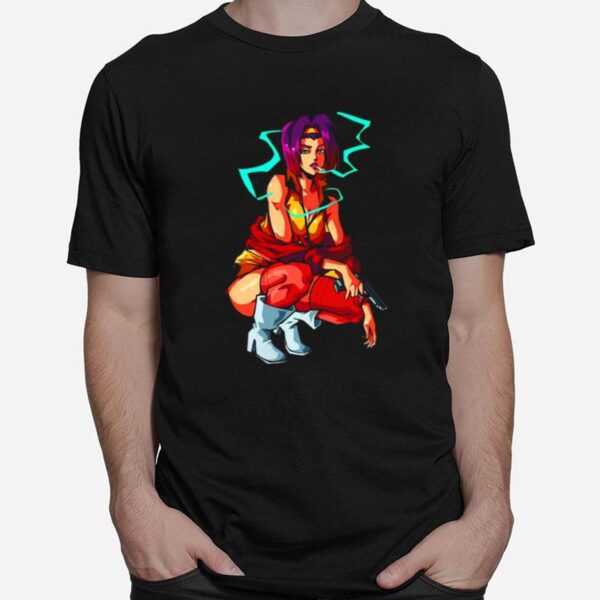 Faye Valentine Smoking Cowboy Bebop T-Shirt