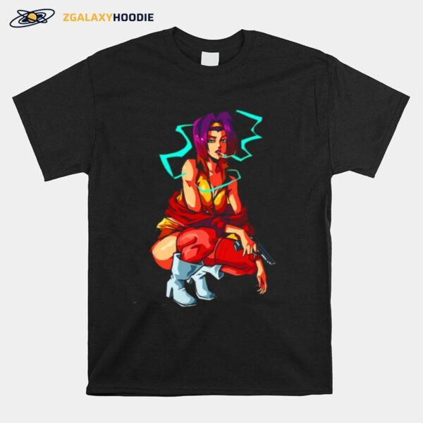 Faye Valentine Smoking Cowboy Bebop T-Shirt