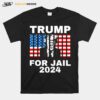 Fbi Searches Florida Trump Home Trump For Jail 2024 Anti Trump Us Flag T-Shirt