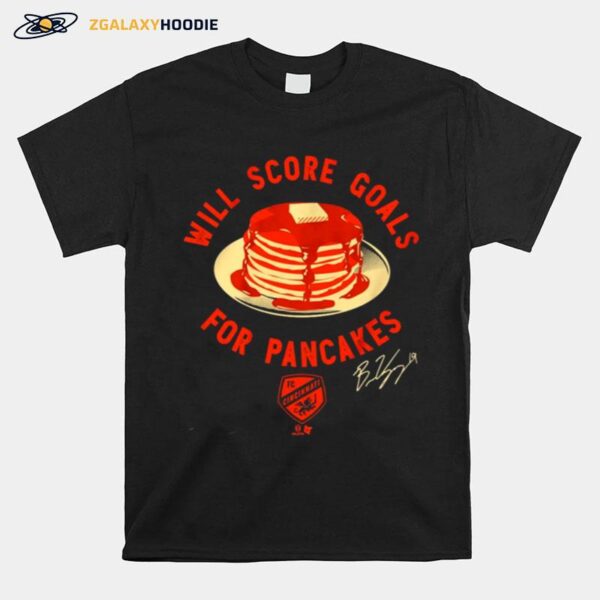 Fc Cincinnati Brandon Vazquez Pancakes Signature T-Shirt