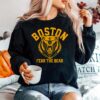 Fear The Bear Hockey Beware Of Boston Gameday Bruin Sweater