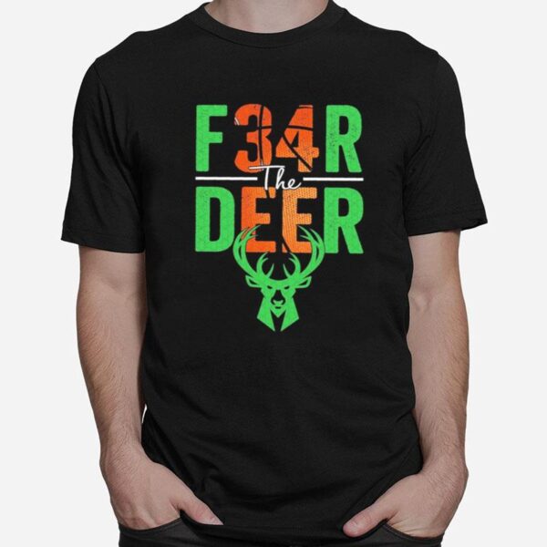 Fear The Deer Milwaukee Basketball And Hunting T-Shirt