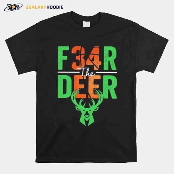 Fear The Deer Milwaukee Basketball And Hunting T-Shirt
