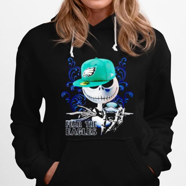 Fear The Philadelphia Eagles Jack Skellington Hoodie