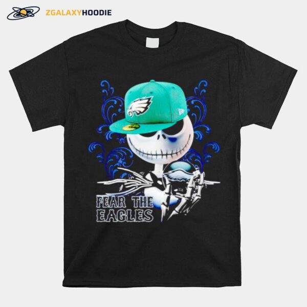 Fear The Philadelphia Eagles Jack Skellington T-Shirt