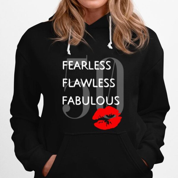 Fearless Flawless Fabulous 50 Lip Hoodie