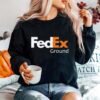 Fedex Ground Logo White Orange Sweater