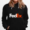 Fedex Logo White Orange Hoodie
