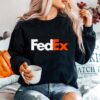 Fedex Logo White Orange Sweater