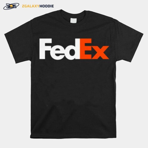 Fedex Logo White Orange T-Shirt