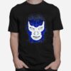 Feelink Demon Blue Lucha Libre Mexican Wrestler Legend T-Shirt