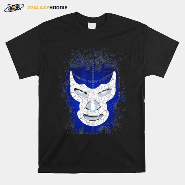 Feelink Demon Blue Lucha Libre Mexican Wrestler Legend T-Shirt