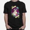 Feliz Dia De Muertos Pin Up Girl T-Shirt