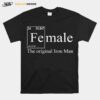 Female The Orginal Iron Man T-Shirt