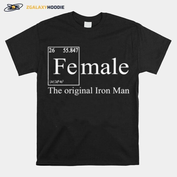 Female The Orginal Iron Man T-Shirt