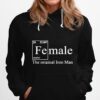 Female The Original Iron Man Hoodie