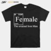 Female The Original Iron Man T-Shirt
