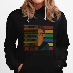 Feminist Ruth Bader Ginsburg Never Underestimate The Power Of A Girl With A Book Hoodie