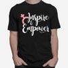 Feministin Empowered Empower Frauen Feministin Langarmshirt T-Shirt