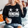 Fencer Fencing Sports Sword Fighting Fencing Sweater