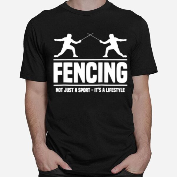 Fencer Fencing Sports Sword Fighting Fencing T-Shirt