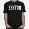 Fenton Mi Michigan Usa Vintage Sports Varsity Style T-Shirt