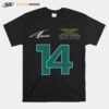 Fernando Alonso 14 Aston Martin F1 2023 Formula 1 T-Shirt