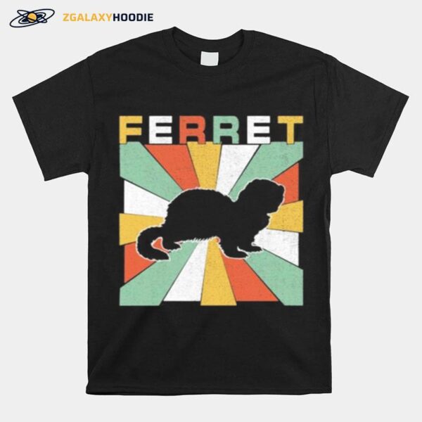 Ferret Vintage Retro T-Shirt