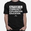 Fi Friends Autism Awareness Community Exploration Education T-Shirt