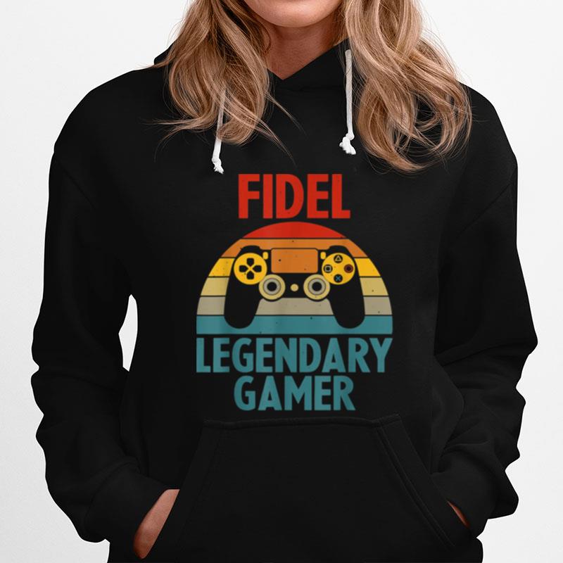 Fidel Name Personalized Gaming Geek Birthday Hoodie