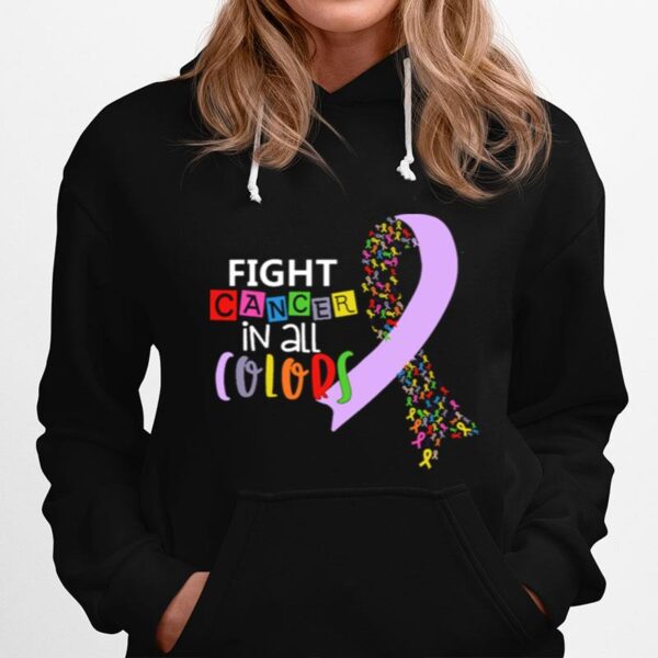 Fight Cancer In All Colors Breast Cancer Hoodie