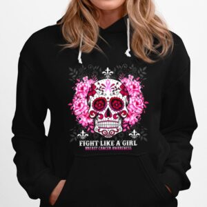 Fight Like A Girl Breast Cancer Awareness Hoodie