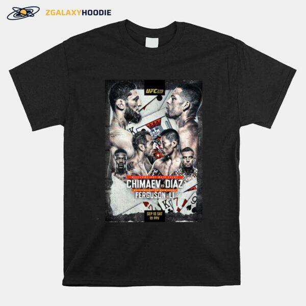 Fight Me Chimaev Vs Diaz Ufc Fighter T-Shirt