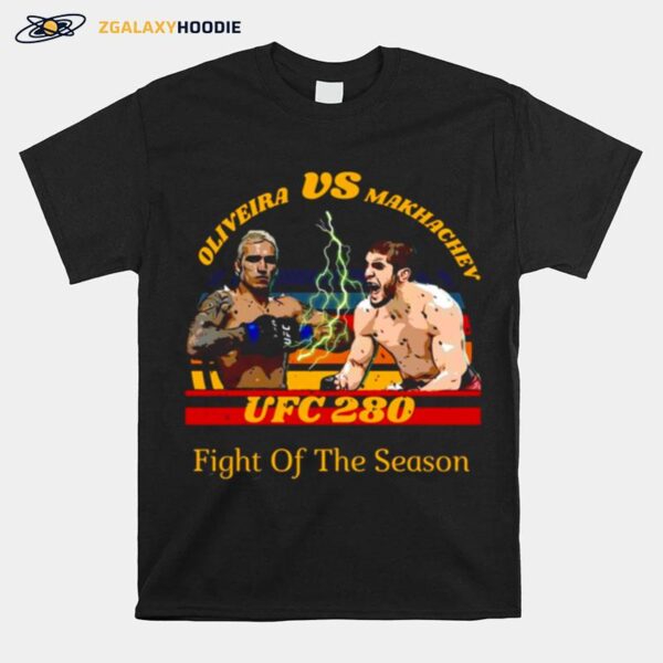 Fight Of The Season Charles Oliveira Vs Islam Makhachev T-Shirt