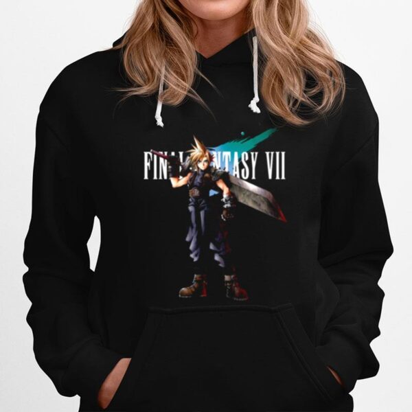 Final Fantasy 7 Main Character Cloud Strife Black Series Hoodie