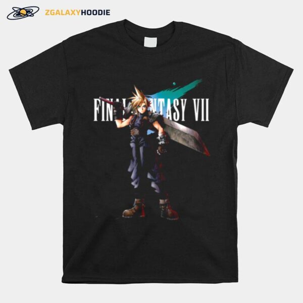 Final Fantasy 7 Main Character Cloud Strife Black Series T-Shirt