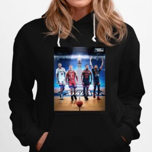 Final Four 2023 Ncaa Mens March Madness Four Teams Poster Hoodie