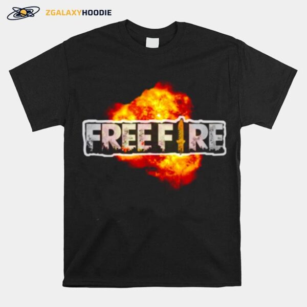 Fire Logo Graphic Garena Free Fire T-Shirt