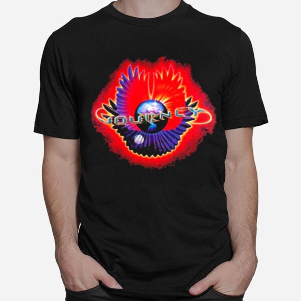 Fire Logo Rock Band Music Journey T-Shirt