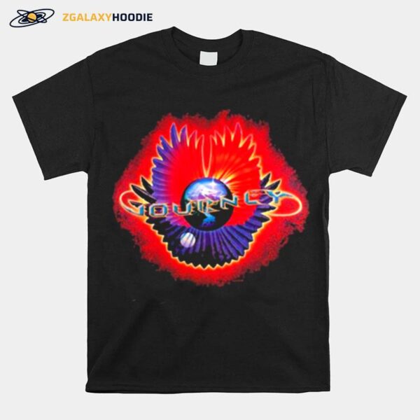 Fire Logo Rock Band Music Journey T-Shirt