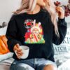 Firefighter Gnome Hug Easter Egg Happy Easter Day Sweater